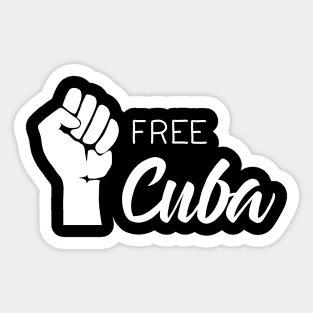 Free Cuba Sticker